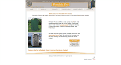 Desktop Screenshot of portableproiowa.com